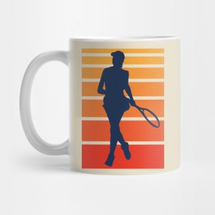 Vintage Tennis Silhouette Mug